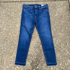 Woman’s Rag and Bone High Rise Ankle Skinny Jeans